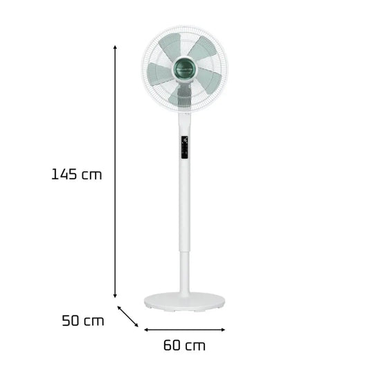 Rowenta Turbo Silence Extreme +, Ventilador de pie, Potente, Silencioso, Bajo consumo